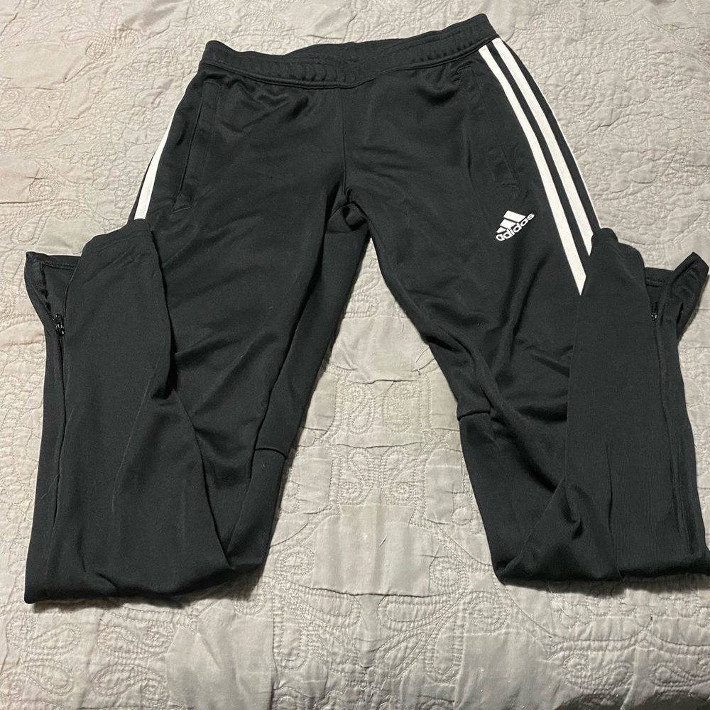 Adidas Climacool Skinny Joggers with White Strips (Size: XS)